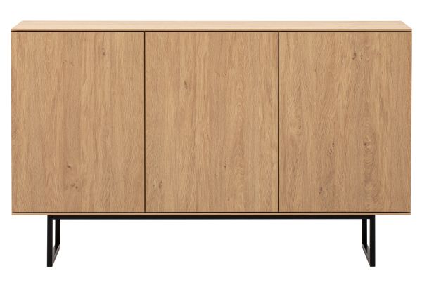 Sideboard Breda in Stone Eiche Kommode 150 x 90 cm, mit Push-to-Open