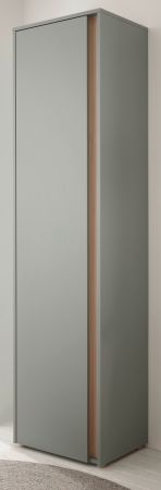 Schuhschrank Center in Salbei Gr�n und Barista Eiche Flurschrank 50 x 200 cm
