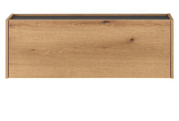 H�ngeschrank Center in Evoke Eiche und grau Flurschrank h�ngend 100 cm