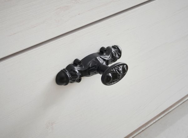 Herdumbauschrank Rovola in wei� Pinie Landhaus K�che Unterschrank 60 cm, Soft-Close