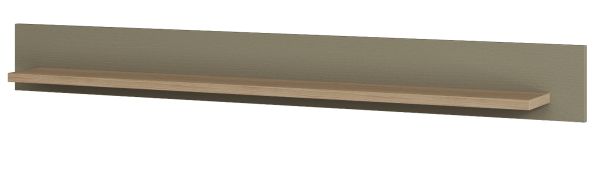 Wandboard Finnes in Salbei und Eiche Wandregal skandinavisch 150 cm