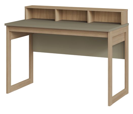Schreibtisch Finnes in Salbei und Eiche Laptoptisch skandinavisch 120 cm