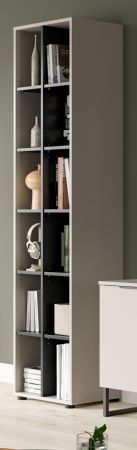 Regal Morena in kaschmir und schwarz Standregal 45 x 192 cm