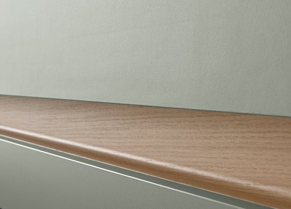Sideboard Center in Salbei und Barista Eiche Kommode 223 cm