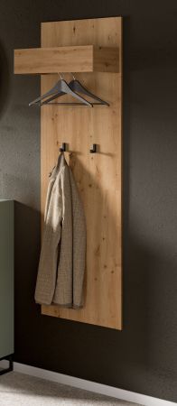 Garderobenpaneel Borga in Artisan Eiche Wandgarderobe 50 x 160 cm