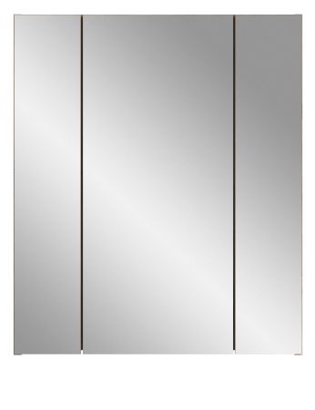 Badezimmer Spiegelschrank Cover in Nox Eiche Badschrank 3-t�rig 60 x 70 cm