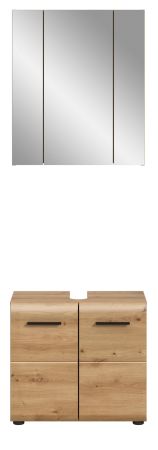 Badm�bel Set 2-teilig Cover in Artisan Eiche Badkombination 60 x 185 cm