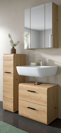 Badm�bel Set 3-teilig Cover in Artisan Eiche Badkombination 105 x 185 cm