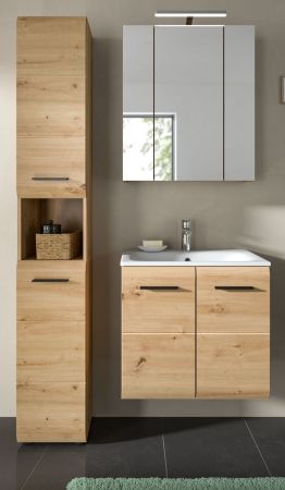 Badm�bel Set 3-teilig Cover in Artisan Eiche Badkombination 105 x 185 cm