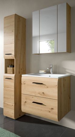 Badm�bel Set 3-teilig Cover in Artisan Eiche Badkombination 105 x 185 cm