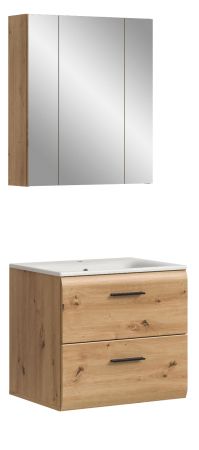 Badm�bel Set 2-teilig Cover in Artisan Eiche Badkombination 60 x 185 cm