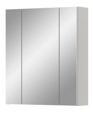 Badezimmer Spiegelschrank Telly in wei� Badschrank 3-t�rig 60 x 70 cm