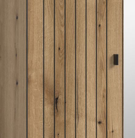 Garderobenschrank Loreno in Evoke Eiche Schuhschrank 70 x 192 cm, variable Inneneinteilung