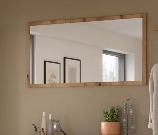 Garderobenspiegel Loreno in Evoke Eiche Wandspiegel 106 x 55 cm