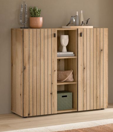 Flurkommode Loreno in Evoke Eiche Schuhschrank 106 x 96 cm