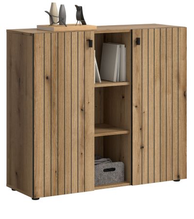 Flurkommode Loreno in Evoke Eiche Schuhschrank 106 x 96 cm