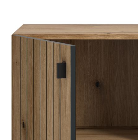 Garderobe Set 3-teilig Loreno in Evoke Eiche 191 x 192 cm