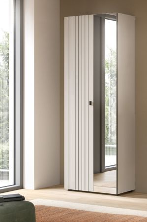 Garderobenschrank Loreno in Kaschmir Schuhschrank 70 x 192 cm, variable Inneneinteilung