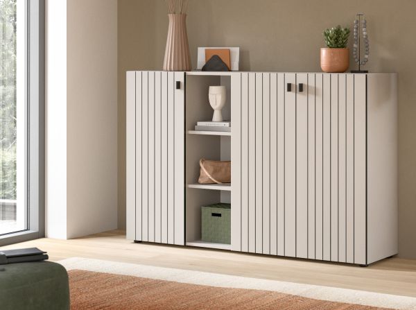 Flurkommode Loreno in Kaschmir Schuhschrank 150 x 96 cm