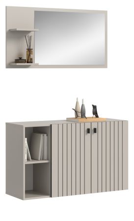 Garderobe Set 2-teilig Loreno in Kaschmir 106 x 192 cm