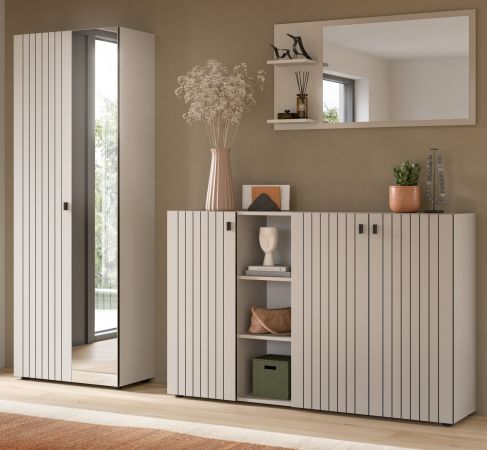 Garderobe Set 3-teilig Loreno in Kaschmir 235 x 192 cm