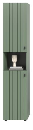 Flurschrank Loreno in gr�n, Schuhschrank 40 x 192 cm