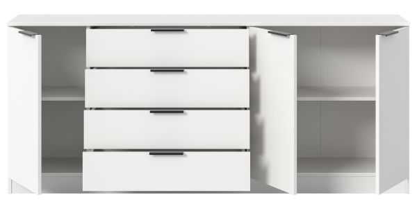 Sideboard Swan in wei� Kommode 185 x 80 cm