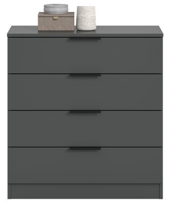 Kommode Swan in grau Schubladenkommode 74 x 80 cm