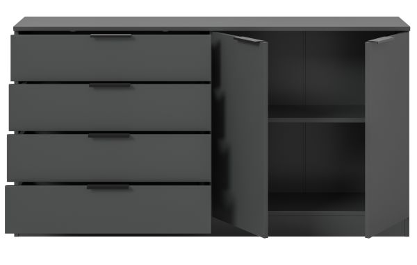 Sideboard Swan in grau Kommode 148 x 80 cm