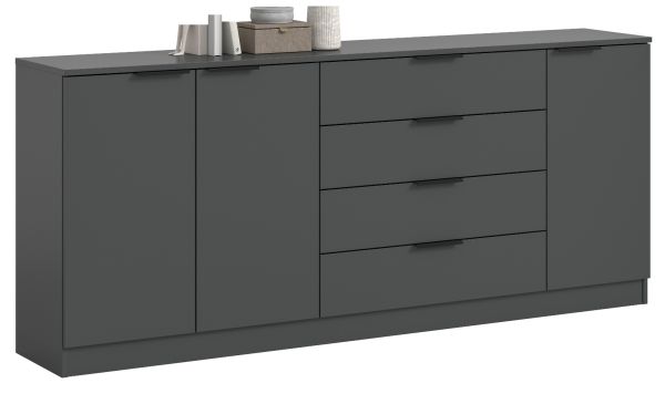 Sideboard Swan in grau Kommode 185 x 80 cm