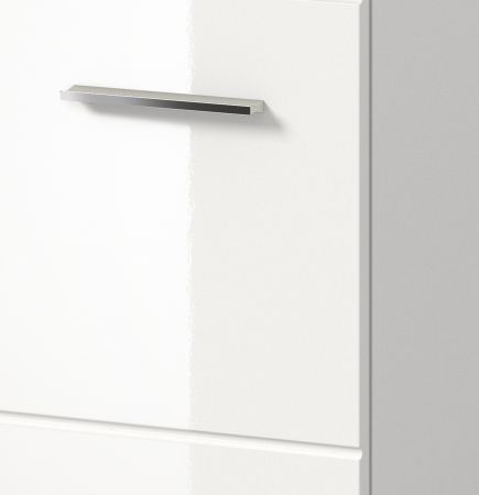 Vitrine Cover in wei� Hochglanz Vitrinenschrank 60 x 160 cm