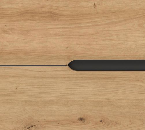 Nachttisch Set Cooper in Artisan Eiche und grau 2 x Nachtkommode