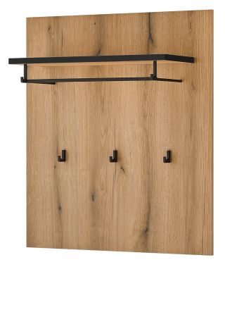Garderobenpaneel Design-D in Evoke Eiche 79 x 89 cm