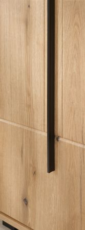 Garderobe Set 4-teilig Design-D in Evoke Eiche 140 x 200 cm