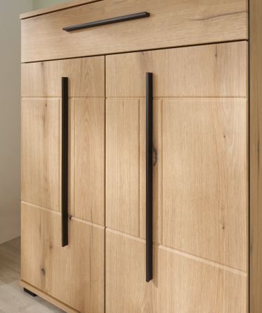 Garderobe Set 4-teilig Design-D in Evoke Eiche 200 x 200 cm