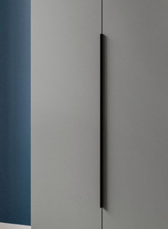 Kleiderschrank Swan in grau Dreht�renschrank 6-t�rig 240 x 181 cm
