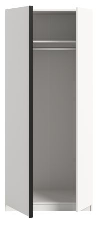 Kleiderschrank Girona in wei� Dreht�renschrank 2-t�rig 80 x 183 cm