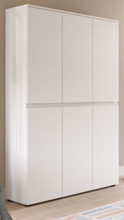 Mehrzweckschrank Assino in wei� 105 x 175 cm, bis zu 18 F�cher