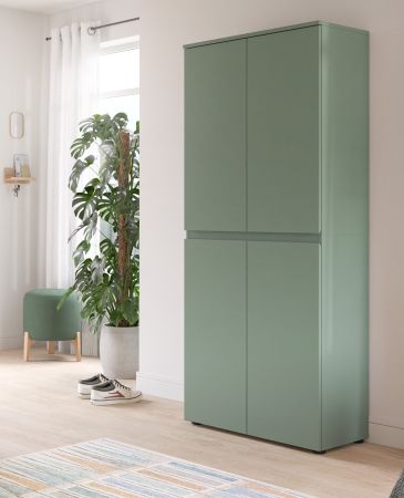 Mehrzweckschrank Assino in Gr�n 70 x 175 cm