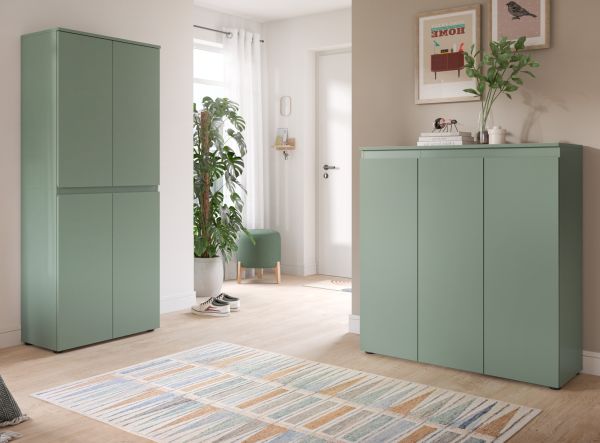 Mehrzweckschrank Assino in Gr�n 70 x 175 cm