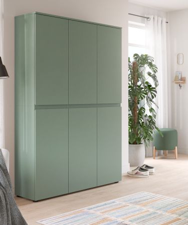 Mehrzweckschrank Assino in Gr�n 105 x 175 cm