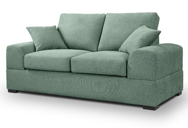 Sofa Novana in petrol Strukturstoff 2-Sitzer 182 cm