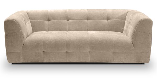 Sofa Astaro in beige Strukturstoff 2,5-Sitzer 217 cm