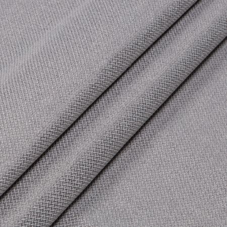 Sofa Alanto in hellgrau Flachgewebe 2,5-Sitzer 203 cm