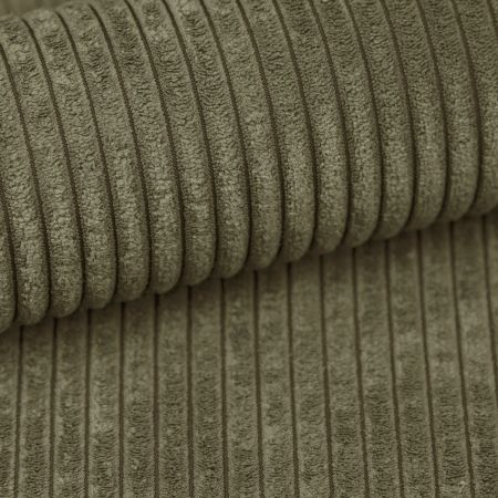 Sofa Canedo in khaki Cord Couch 3-Sitzer 241 cm