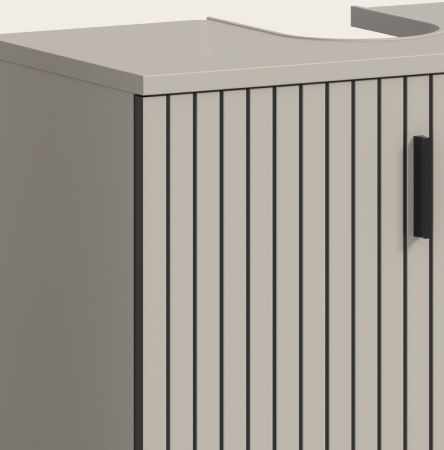 Waschbeckenunterschrank Livia in Kaschmir Badezimmer Unterschrank 60 cm
