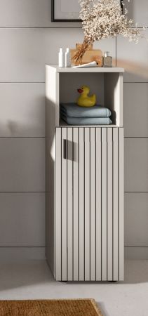 Badezimmer Kommode Livia in Kaschmir Badschrank 30 x 95 cm
