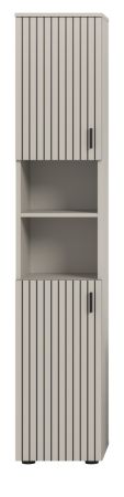 Badezimmer Hochschrank Livia in Kaschmir Badschrank 30 x 192 cm
