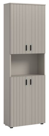 Badezimmer Hochschrank Livia in Kaschmir Badschrank 60 x 192 cm