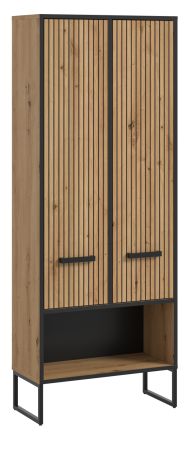 Badezimmer Hochschrank Scana in Artisan Eiche Badschrank 59 x 159 cm, Soft-Close